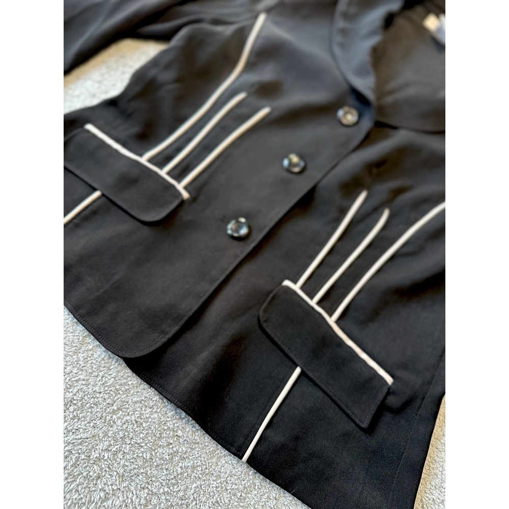 Women's‎ Sag Harbor Blazer Jacket Black Size 8 - Picture 4 of 12
